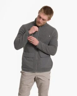 Idyllwild Sherpa Jacket | Charcoal 11 Idyllwild Sherpa Jacket | Charcoal -TrendSphere V543CCL 22FA M ECOMM JACKETS VESTS FRONT TOPS 3 v2