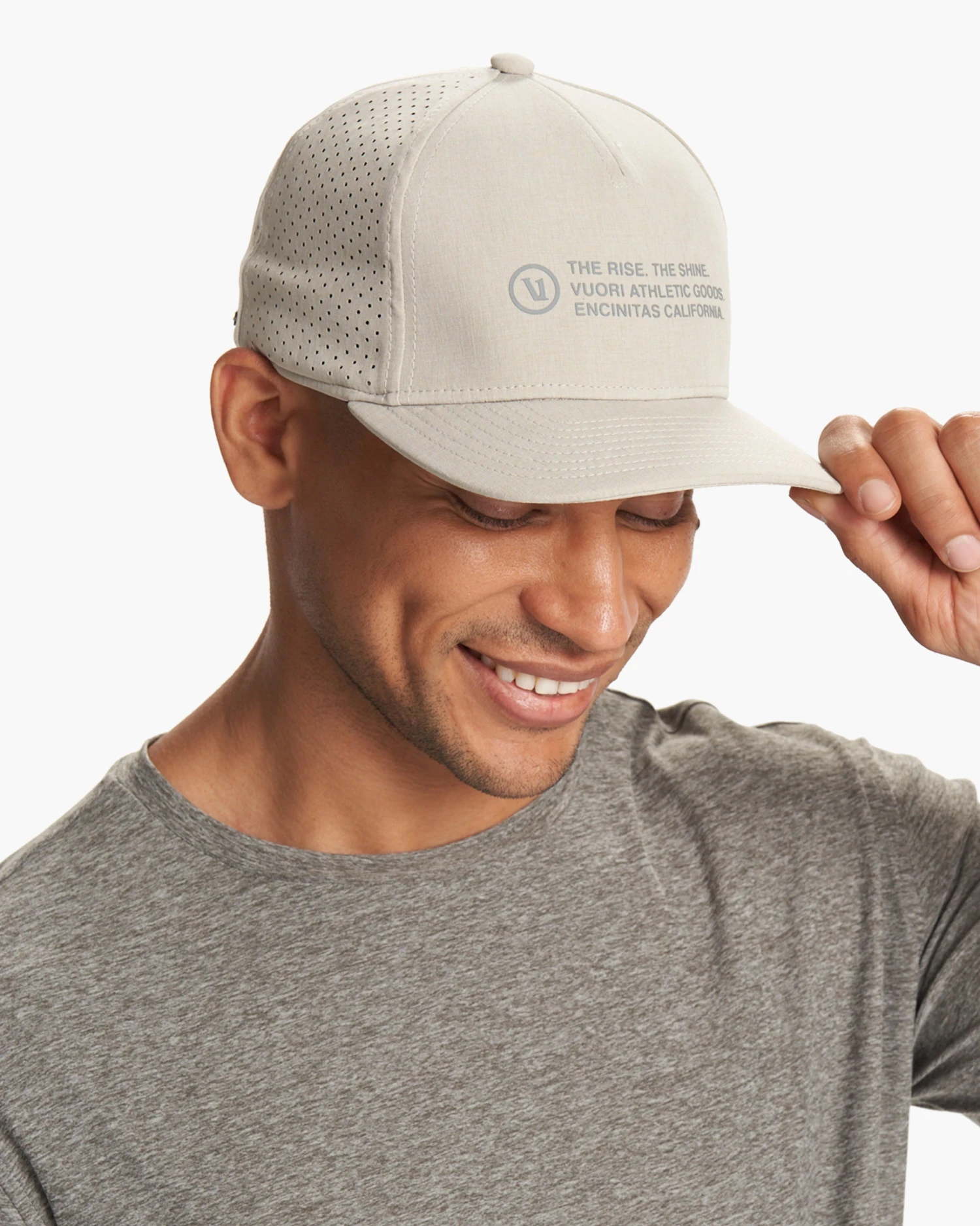 Vuori Water Tech Hat | Pale Wheat Heather 5 Vuori Water Tech Hat | Pale Wheat Heather - Image 3