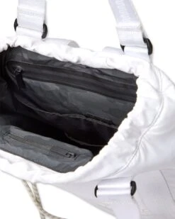 V1 Convertible Tote | White 9 V1 Convertible Tote | White -TrendSphere V8028WHT FA23 UNISEX ECOMM bags FLAT LAY 1