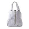 V1 Convertible Tote | White -TrendSphere V8028WHT FA23 UNISEX ECOMM bags FLAT LAY 3