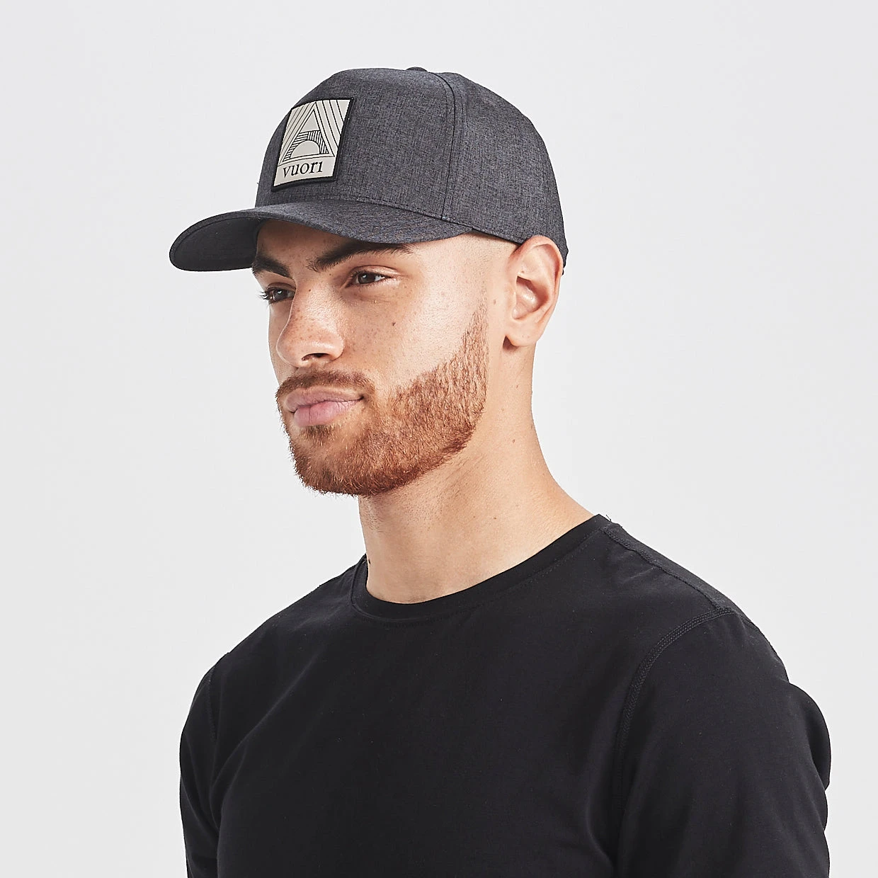 Geometric Hat | Black Heather 5 Geometric Hat | Black Heather - Image 3