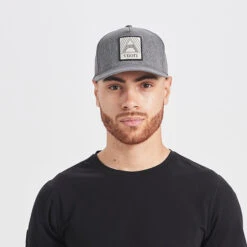 Geometric Hat | Heather Grey 9 Geometric Hat | Heather Grey -TrendSphere V829HTG 2 update