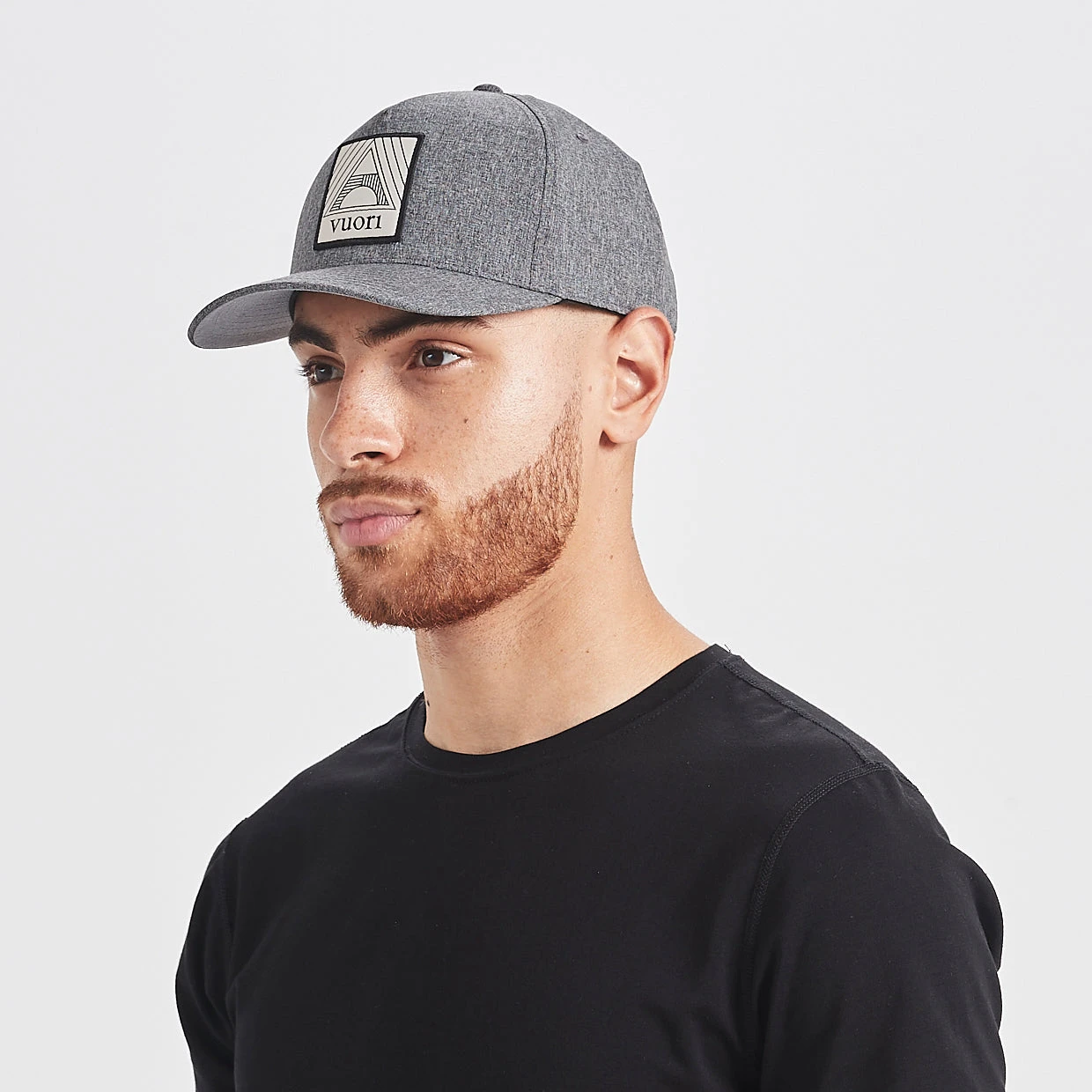 Geometric Hat | Heather Grey 6 Geometric Hat | Heather Grey - Image 4