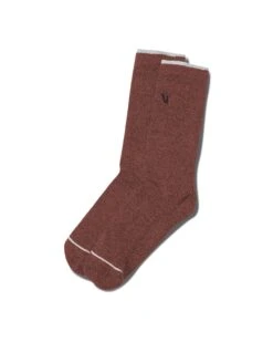 V1 Crew Sock | Cedar Heather