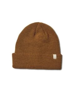 Alpine Waffle Beanie | Caramel