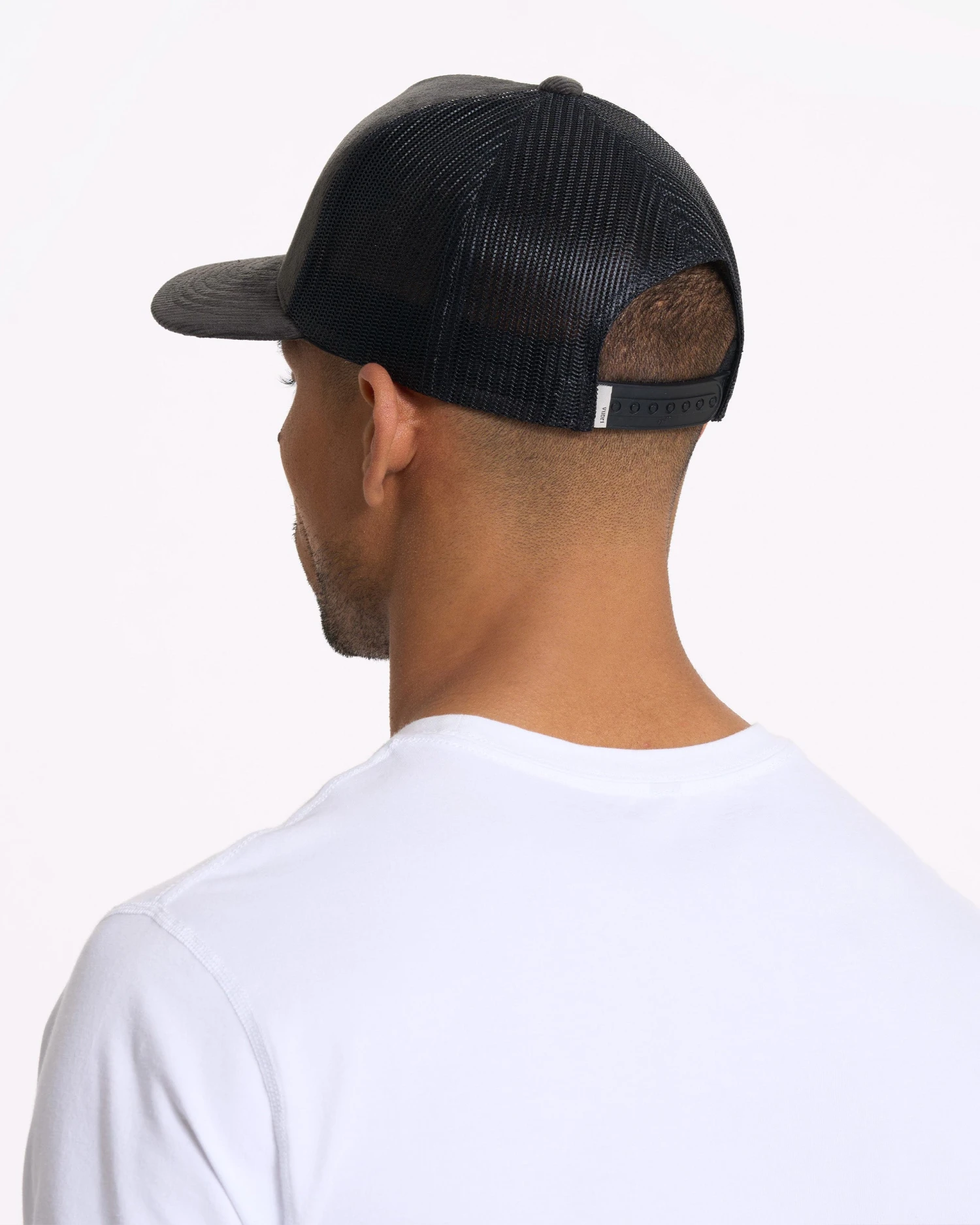 Summit Cord Trucker Hat | Charcoal 6 Summit Cord Trucker Hat | Charcoal - Image 4