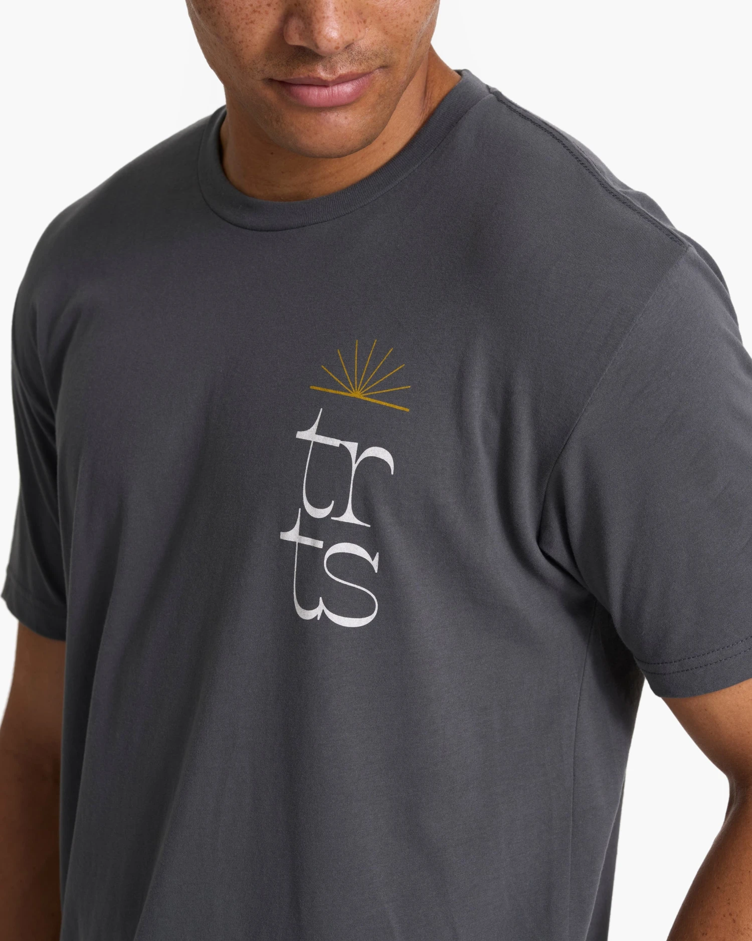 TRTS Melange Tee | Charcoal 6 TRTS Melange Tee | Charcoal - Image 4