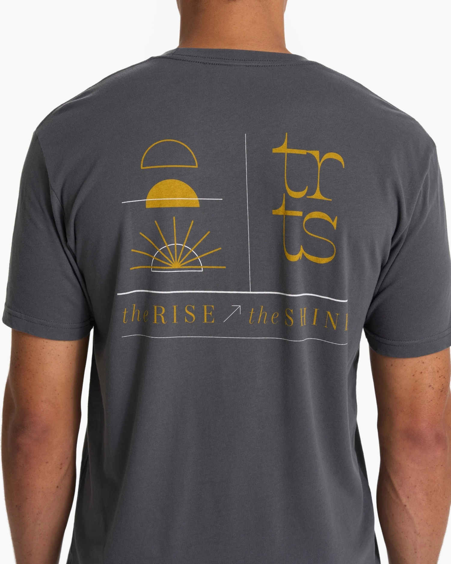 TRTS Melange Tee | Charcoal 7 TRTS Melange Tee | Charcoal - Image 5