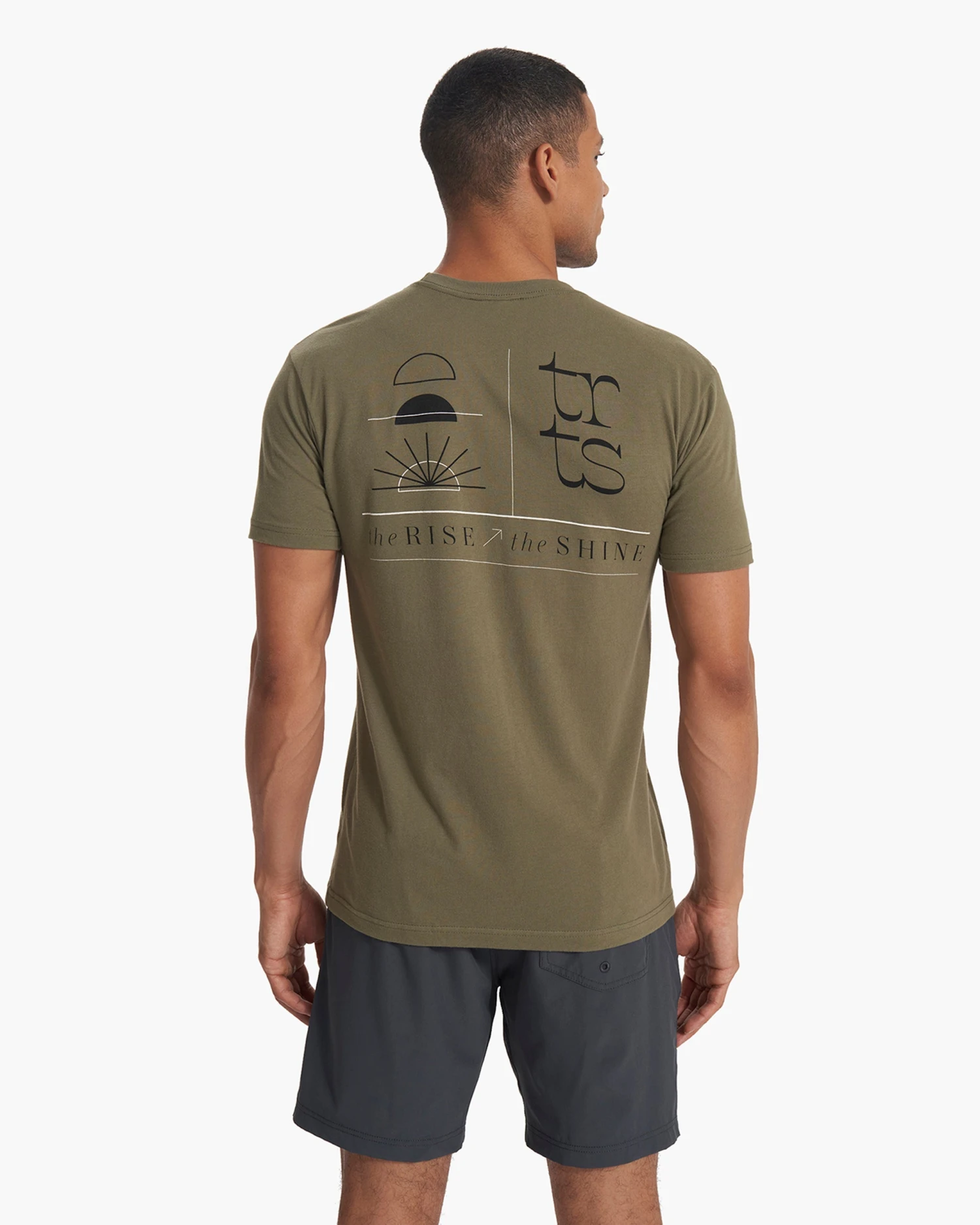 TRTS Melange Tee | Oregano 4 TRTS Melange Tee | Oregano - Image 2