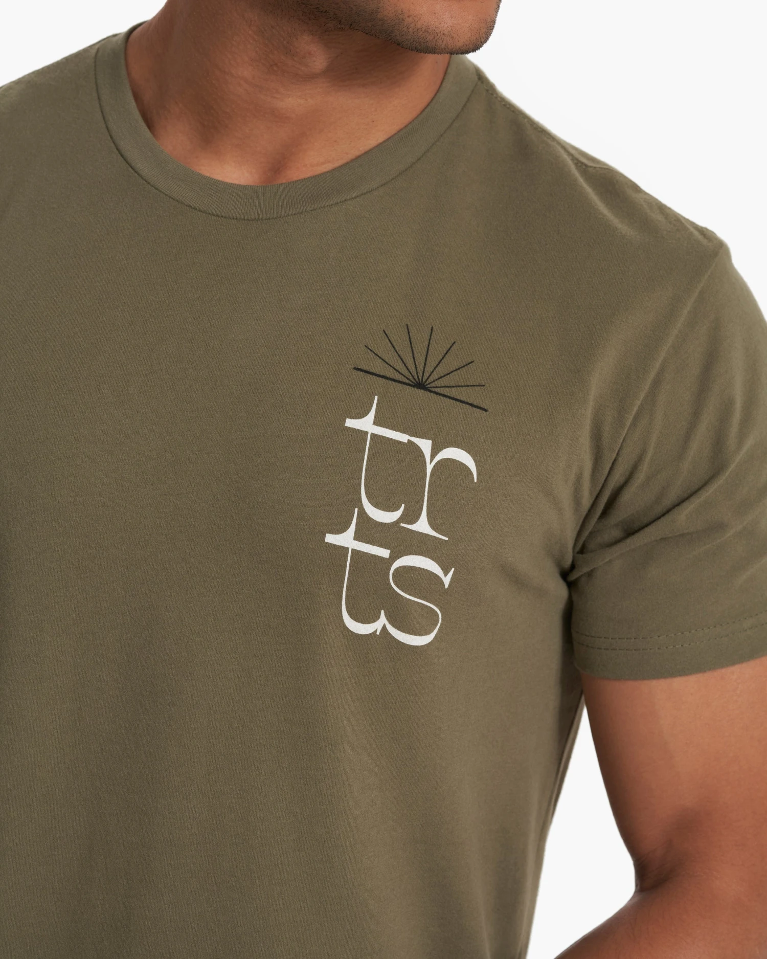 TRTS Melange Tee | Oregano 6 TRTS Melange Tee | Oregano - Image 4