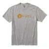 V1 Vuori Wordmark Logo Tee | Heather Grey / Flax -TrendSphere V901HGF