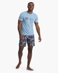 V1 Vuori Wordmark Logo Tee | Light Cloud -TrendSphere V901LCL 00732