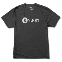 V1 Vuori Wordmark Logo Tee | Vintage Black