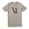 V1 Logo Tee | Cocoa -TrendSphere V925CCO ColorCorrect