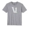 V1 Logo Tee | Heather Grey/White 2 V1 Logo Tee | Heather Grey/White -TrendSphere V925HGW FA23 M ECOMM printables FLAT LAY 1
