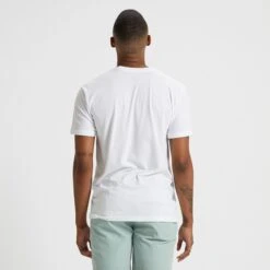 V1 Logo Tee | White -TrendSphere V925WHT 2