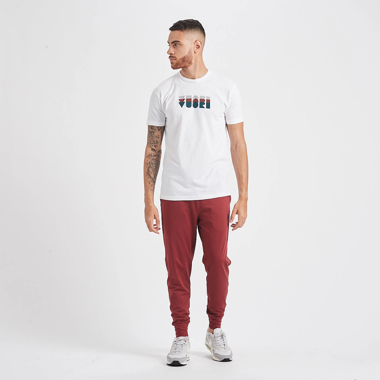 Layered Vuori Tee | White 5 Layered Vuori Tee | White - Image 3