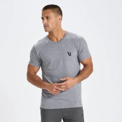 Land To Sea Tee | Heather Grey -TrendSphere V952HTG 1