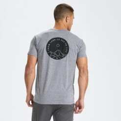 Land To Sea Tee | Heather Grey -TrendSphere V952HTG 2