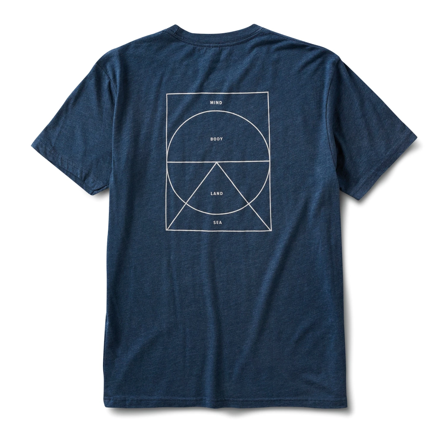 Mind Body Land Sea Tee | Indigo Heather 4 Mind Body Land Sea Tee | Indigo Heather - Image 2