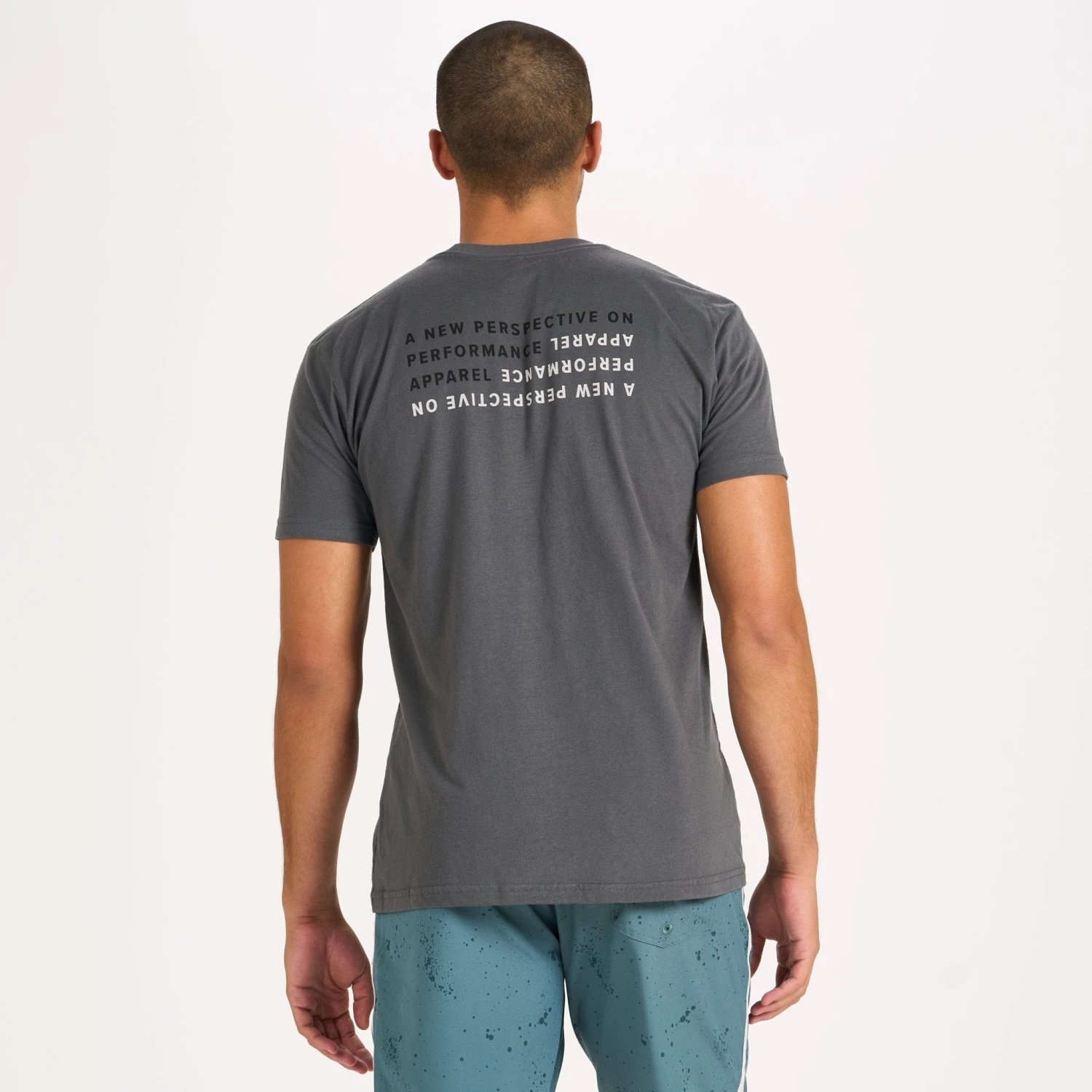 New Perspective Tee | Charcoal 5 New Perspective Tee | Charcoal - Image 3