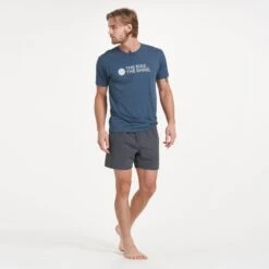 TRTS Tonal Tee | Indigo Heather -TrendSphere V975HTI 3086