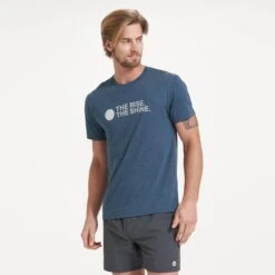 TRTS Tonal Tee | Indigo Heather -TrendSphere V975HTI 3107