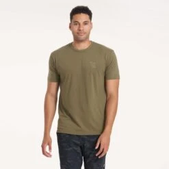 Mountain Peak Tee | Army -TrendSphere V979ARM 2334