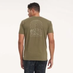 Mountain Peak Tee | Army -TrendSphere V979ARM 2358
