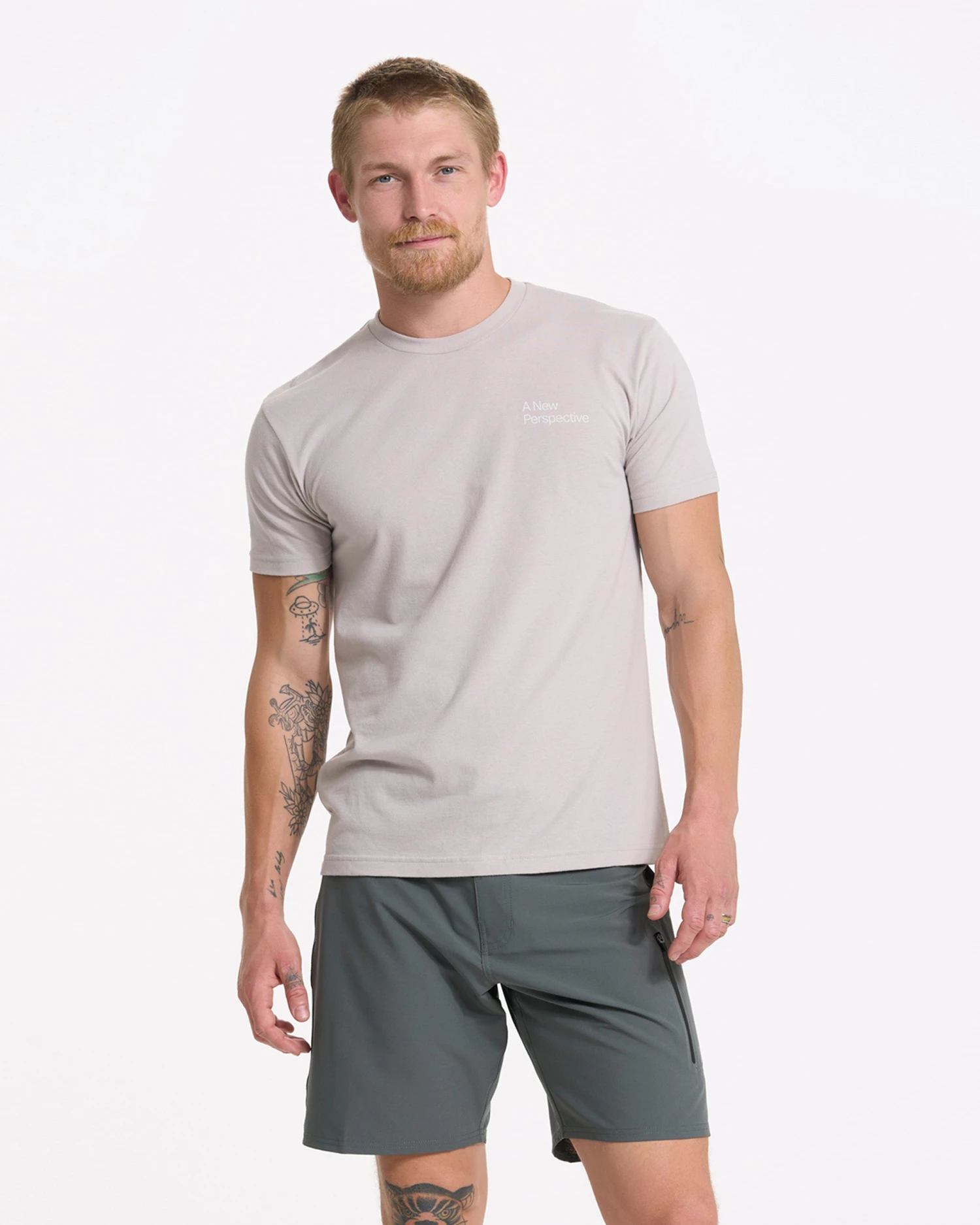 Dimension Tee | Light Grey 4 Dimension Tee | Light Grey - Image 2