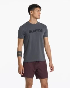 Seaside Tee | Charcoal -TrendSphere V986CCL 00883