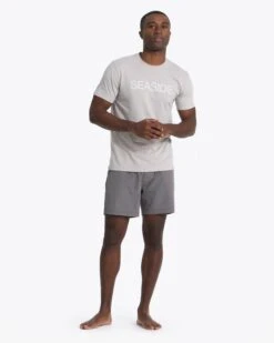 Seaside Tee | Light Grey 9 Seaside Tee | Light Grey -TrendSphere V986LTG 00533