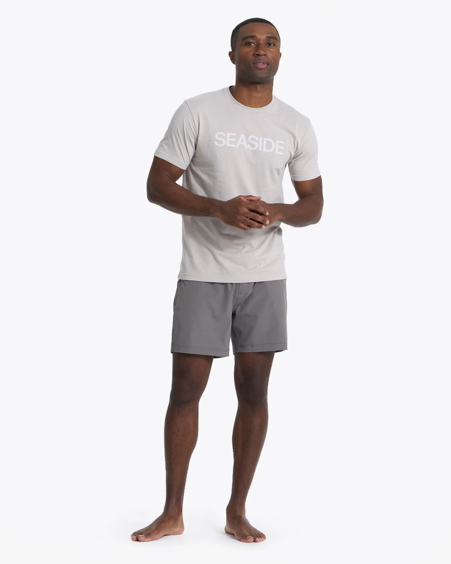 Seaside Tee | Light Grey 6 Seaside Tee | Light Grey - Image 4