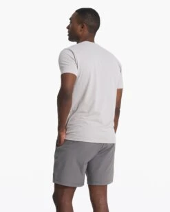 Seaside Tee | Light Grey 8 Seaside Tee | Light Grey -TrendSphere V986LTG 00587