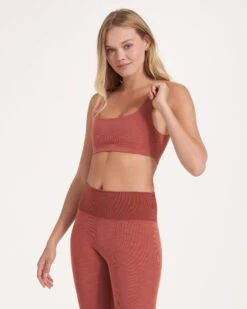 Lux Rib Daily Bra | Cinnamon Heather -TrendSphere VW1002CIH 0748