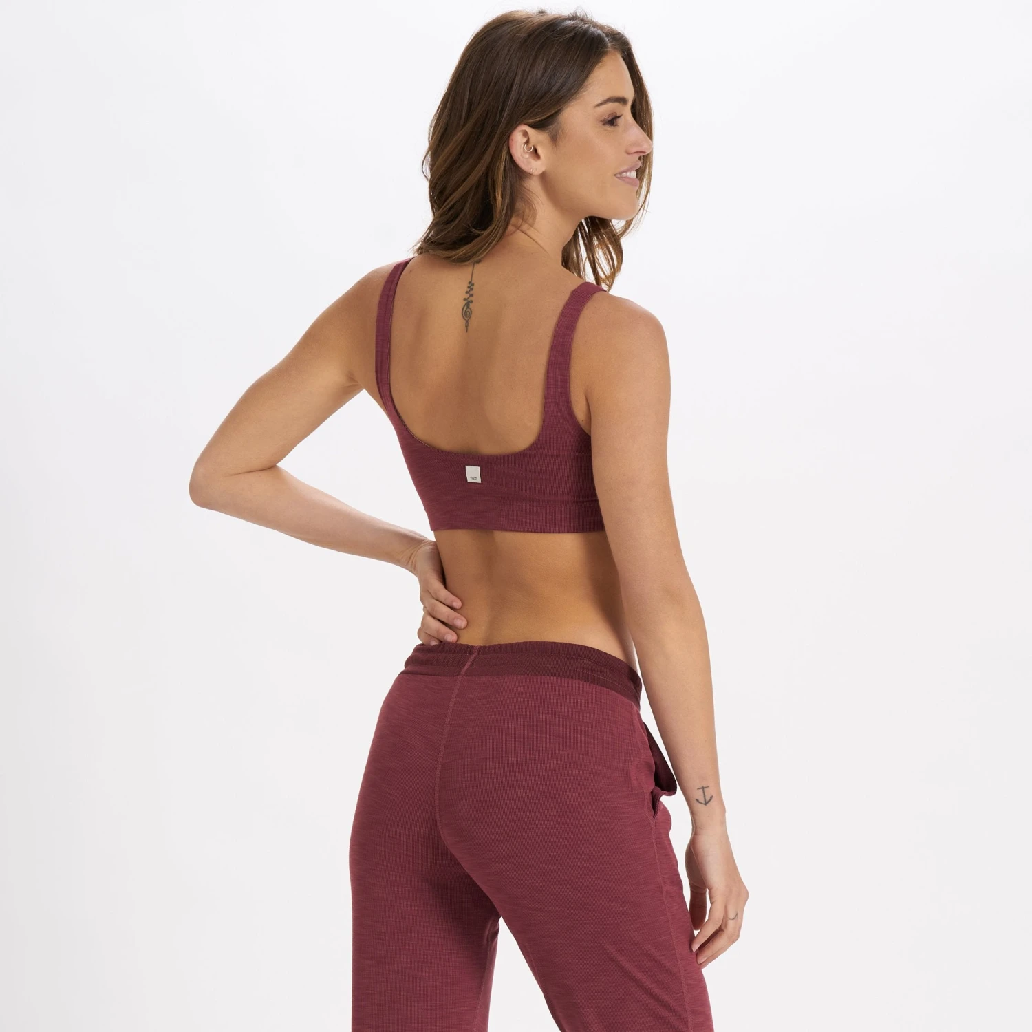 Lux Rib Daily Bra | Desert Rose Heather 3 Lux Rib Daily Bra | Desert Rose Heather