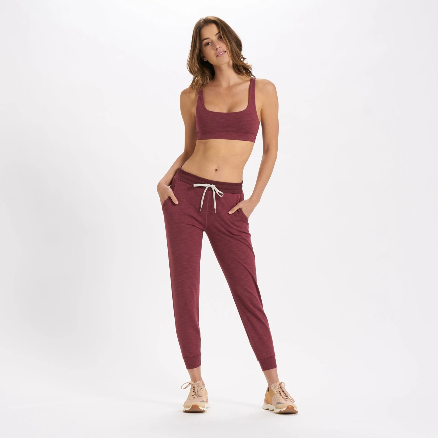 Lux Rib Daily Bra | Desert Rose Heather 6 Lux Rib Daily Bra | Desert Rose Heather - Image 4