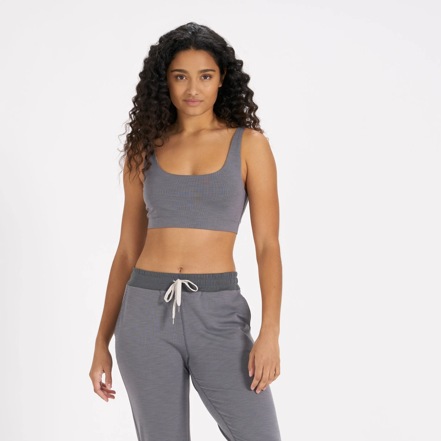 Lux Rib Daily Bra | Heather Grey 3 Lux Rib Daily Bra | Heather Grey