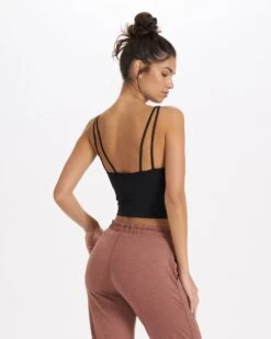 Halo Performance Crop | Black -TrendSphere VW1005BLK 3