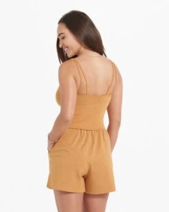 Halo Performance Crop | Flax Heather -TrendSphere VW1005HFL 2079