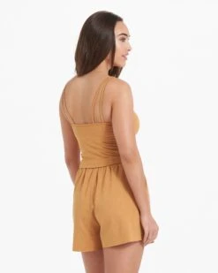 Halo Performance Crop | Flax Heather -TrendSphere VW1005HFL 2154