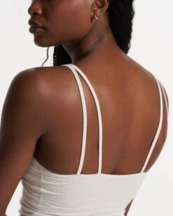 Halo Performance Crop | Salt Heather -TrendSphere VW1005HST FA23 M ECOMM TOPS DETAIL 1