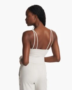 Halo Performance Crop | Salt Heather -TrendSphere VW1005HST FA23 W ECOMM TOPS BACK TOPS 6