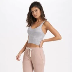 Halo Performance Crop | Pale Heather Camo -TrendSphere VW1005PHC 3