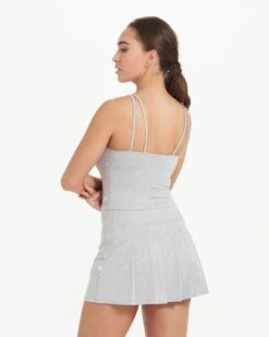 Halo Performance Crop | Pale Grey Heather 11 Halo Performance Crop | Pale Grey Heather -TrendSphere VW1005PHG 9421