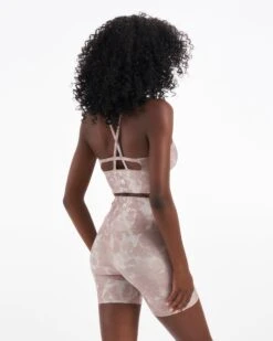 Long Line Elevation Bra | Dogwood Washed Flower 8 Long Line Elevation Bra | Dogwood Washed Flower -TrendSphere VW1008DWF 01635