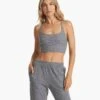 Long Line Elevation Bra | Heather Grey