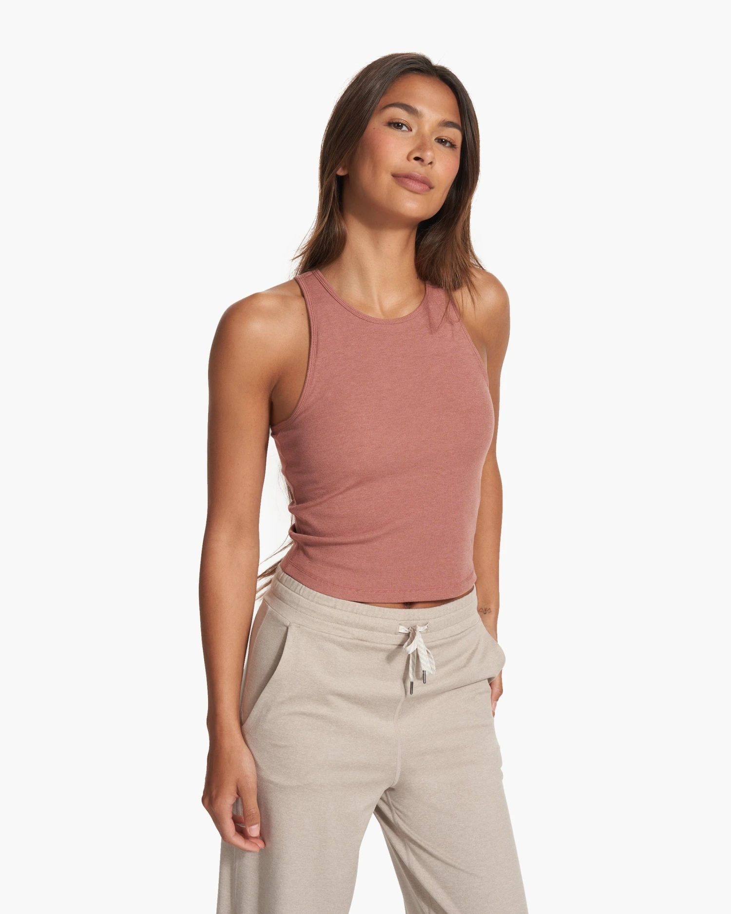Pose Plyo Tank | Stoneware Heather 4 Pose Plyo Tank | Stoneware Heather - Image 2