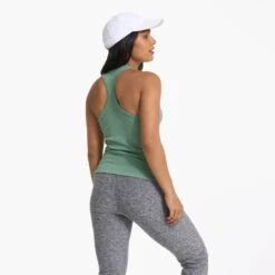 Sunrise High Neck Tank | Celadon -TrendSphere VW1012CEL 2949