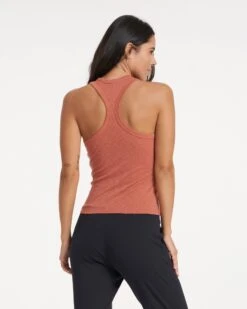 Sunrise High Neck Tank | Cinnamon -TrendSphere VW1012CIN 1780